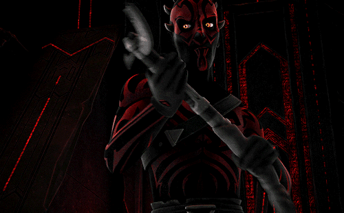 Darth Maul Wielding Different Lightsabers, Featuring: His Original Double-bladed Lightsaber, The Working