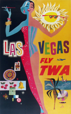 guyfarris:  VINTAGE TWA POSTER FOR LAS VEGAS