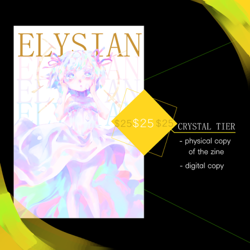 elysianzine: | PRE-ORDERS ARE NOW OPEN! | Elysian: A Land of the Lustrous zine is a perfect bound, 5