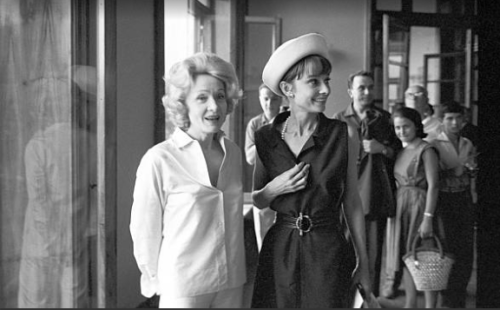 Happy Birthday, Marlene Dietrich Audrey Hepburn and and Marlene Dietrich at David di Donatello Award