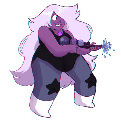 unamewsing:    willofasherah said: Amethyst…. with a gun  a water gun counts right??