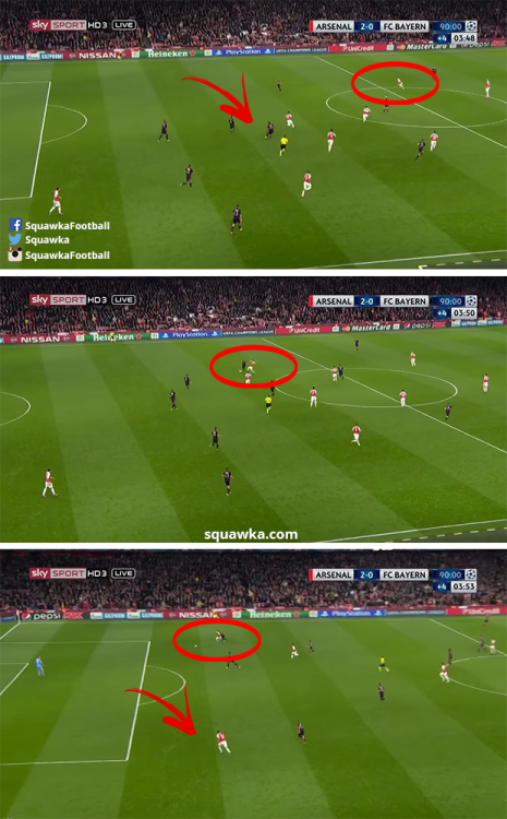 Hector Bellerin was still in his own half when the pass he intercepted leading to Arsenal&rsquo;s se