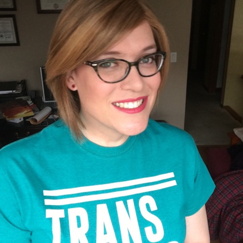 transgirltumbling:Trans Voices Matter!! I picked this shirt up at Creating Change and am thrilled to