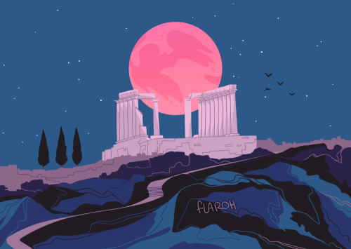 Ruins of the temple of Poseidon at Sounion☆Merch Here☆