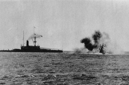 The Sinking of the HMS Victoria, 1893.Commissioned in 1887 to celebrate the Golden Jubilee of Queen 