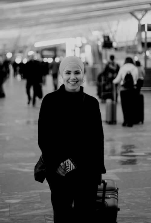 allypale:Iman Meskini photographed by Samir Madad