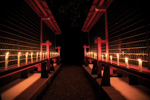 Lantern festival (mandôe) at Sanzenin temple, by Prado