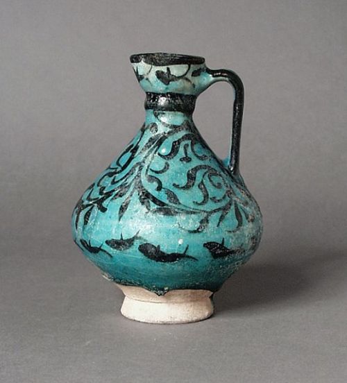 Jug (ca. early 13th century). Iran, Kashan. Posted on lacma.org.