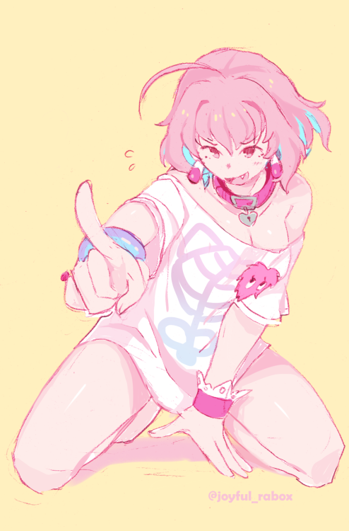 idoodlez:Redraw of older Riamu fanart I did years ago!Left is Old - Right is New