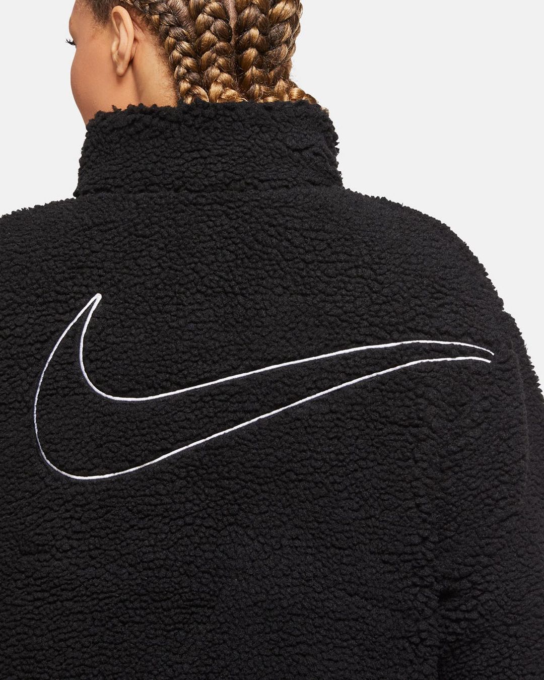 nike swoosh sherpa