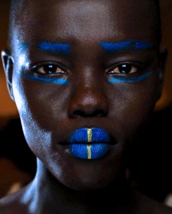 Frackoviak:  Grace Bol Backstage At Vivienne Westwood Spring/Summer 2012 