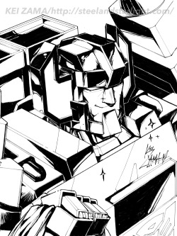 keizama:  G1 Sunstreaker by Kei ZamaThe most handsome bot in the galaxy commission.tool - Bristol paper, Sakura Micron Pigma, Blushes and Pilot ink