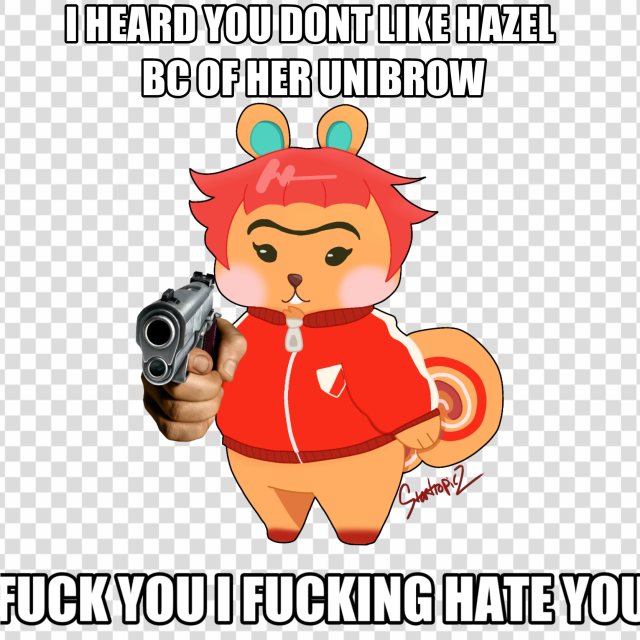 animal crossing hazel meme