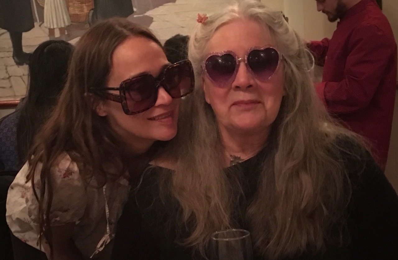 Fiona Apple: a picture from my sisters wedding day a couple years ago,when my mother and I swapped sunglasses…