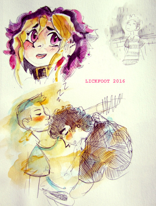 another couple of sketchbook pages! i like to keep it colourful when i can