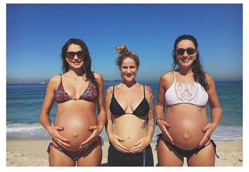 bellylove577: A multitude of great pregnant bellies! They decided that the only way they could grow 