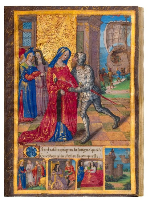 beautifulmedievalmanuscripts:Epistres d’Ovide and three French poemsMASTER OF THE CHRONIQUE SCANDALE