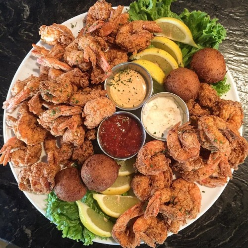 Thought??? Shrimp &amp; Hushpuppies&hellip; Menu Items in the works&hellip;Stay informed
