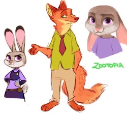 Nyoncat:  Drew Some Zootopia Stuff While Staying At My Bff’s House (She Has A Tablet