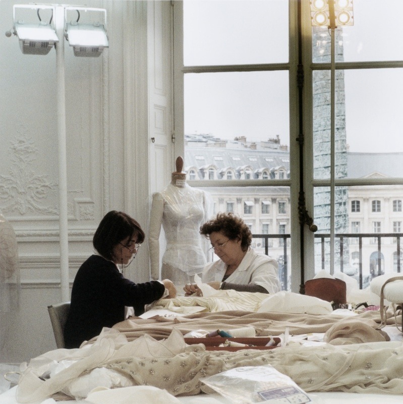 erymanthian:  Dresses being made for the Valentino Haute Couture Spring/Summer 2011