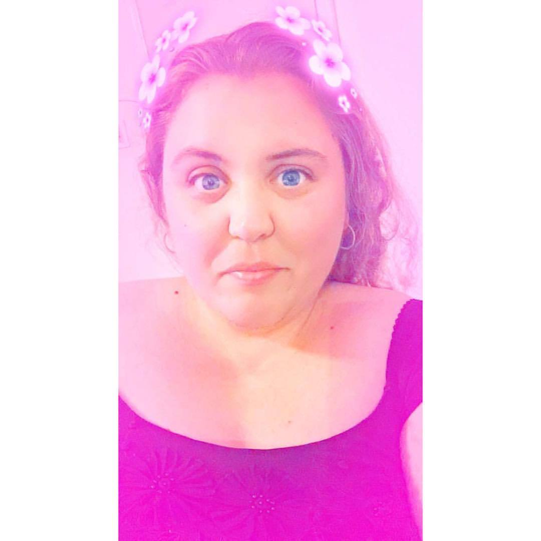 Wish my eyes were this blue. This filter makes me look like a glowing purple angel.