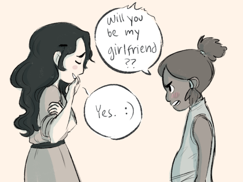 element-of-change:  copperyy:  Korrasami childhood!AU… because I’m Korrasami trash and because Korrasami is an important ship  ALSO WUKO YESSSS  rofl XD