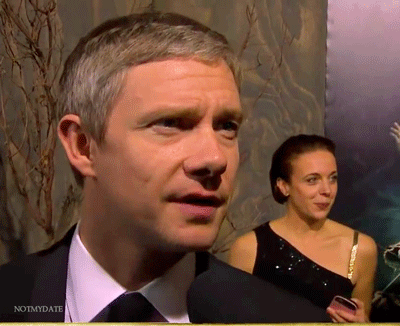 notmydate:  In which the lovely Amanda Abbington suddenly realizes she is photo-bombing