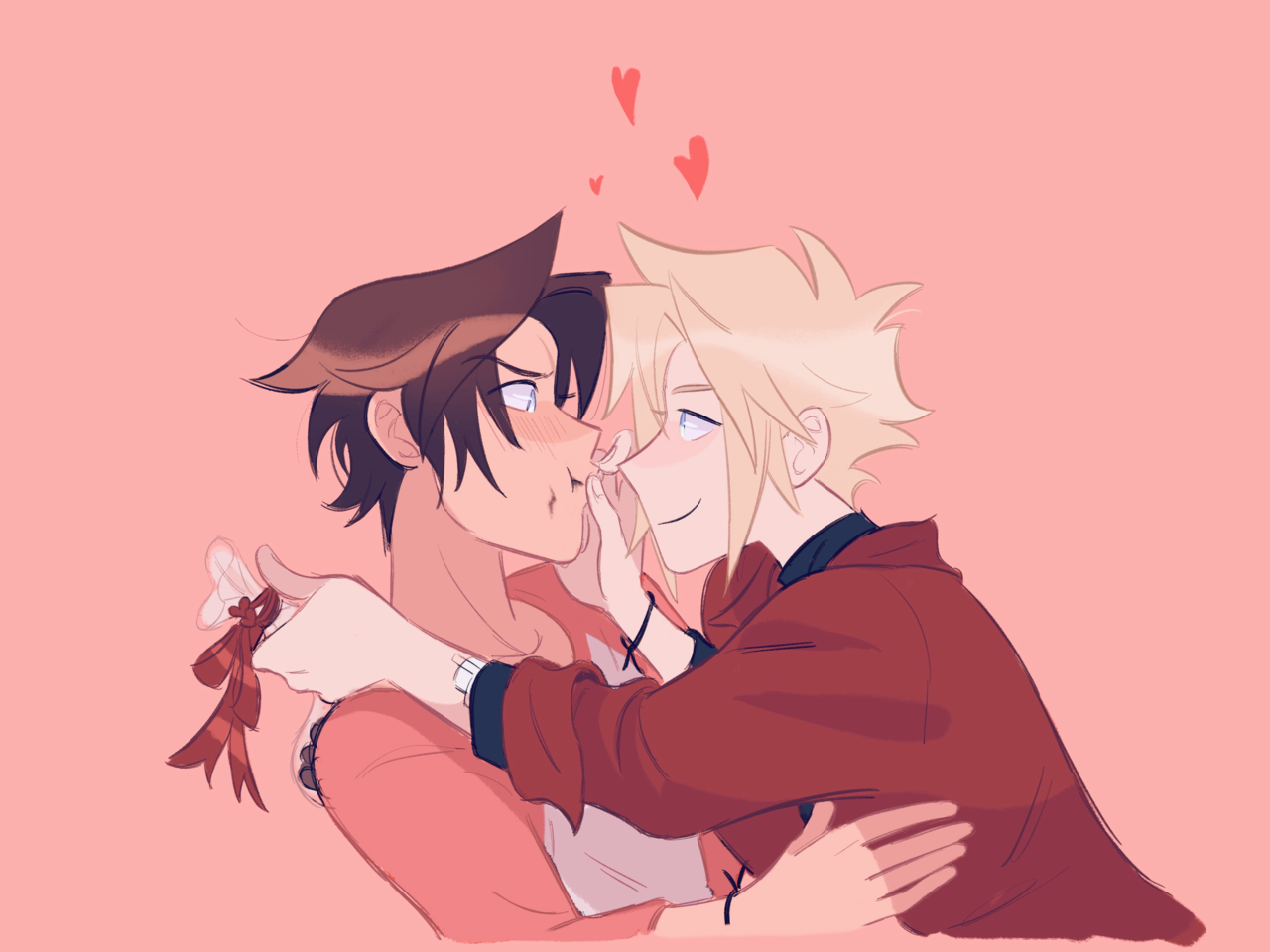 liverpops:  squall was too shy (and lame) to ask cloud to be his valentine even if