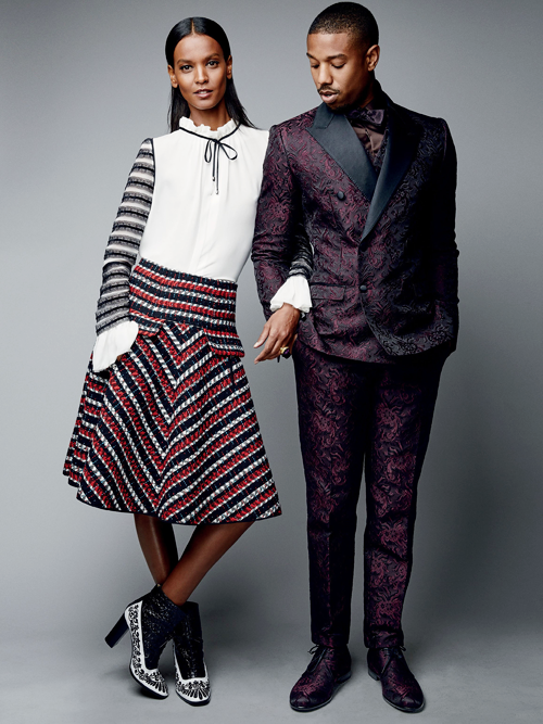 jjabramsed:    Michael B. Jordan &amp; Liya Kebede photographed by Patrick Demarchelier