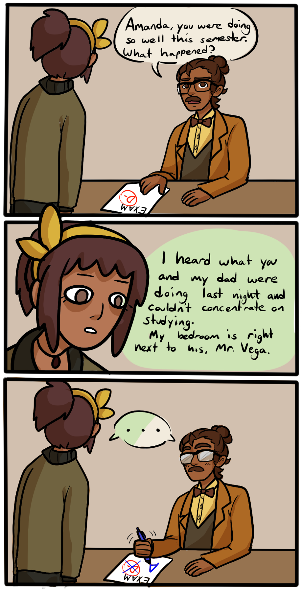 pumpkin-tide:Amanda didn’t sleep well last night.