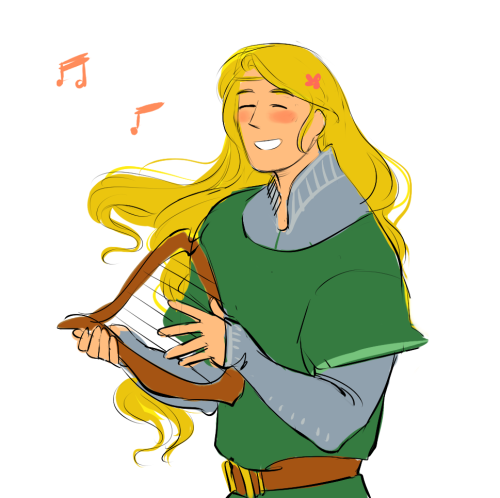 (idk why i thought a sketch of disney princess young finrod might help but i did &ldquo;&gt;