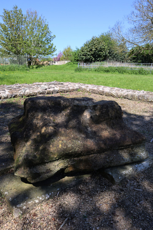 Forum and Basilica, Caerwent Roman Town, Monmouthshire, 6.5.18.At the centre of Caerwent Roman city 