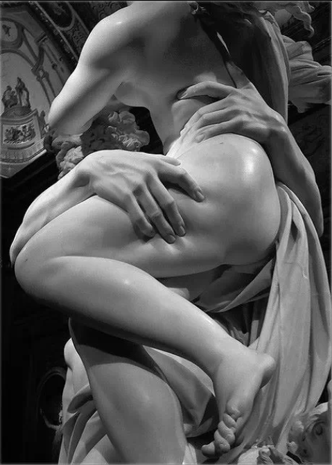 juliette-21:  Gian Lorenzo Bernini - “Ratto di Prosperina” (particolare), marmo
