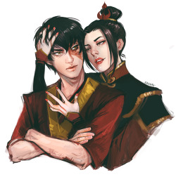 watermelonwings:  Fire nation siblings for