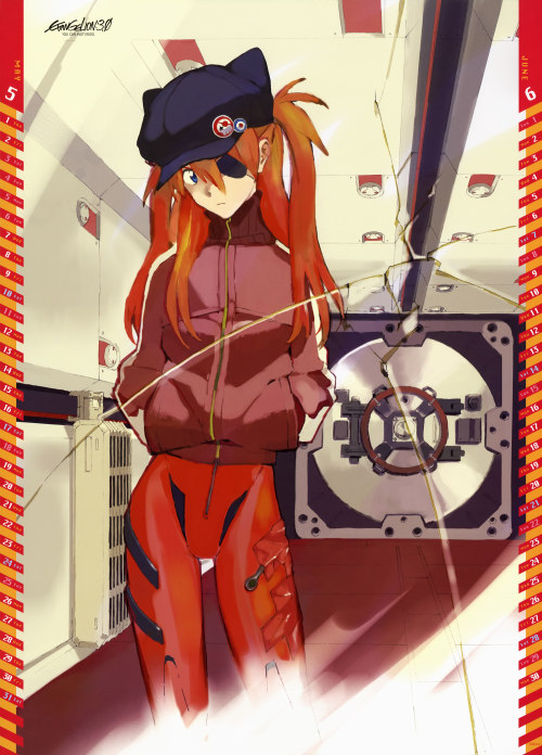 evange1ion:  From the Official Evangelion 2014 Calendar!  
