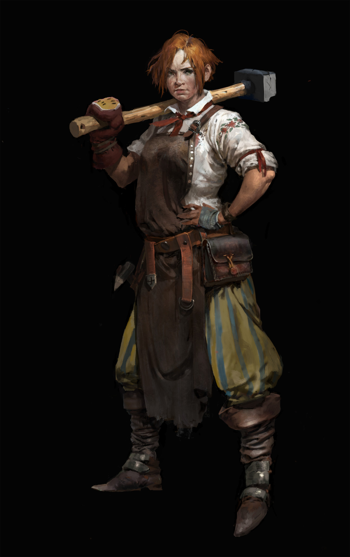consul-agrippa: Scientist &amp; Blacksmith concept  by  Tatyana Latypova  