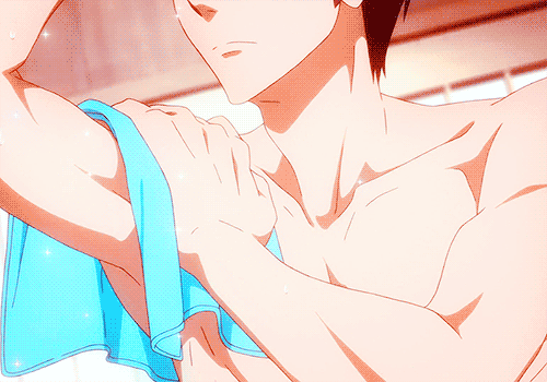 matsuokav:  Girls my age shouldn’t ogle naked men! Must.. not.. look! 