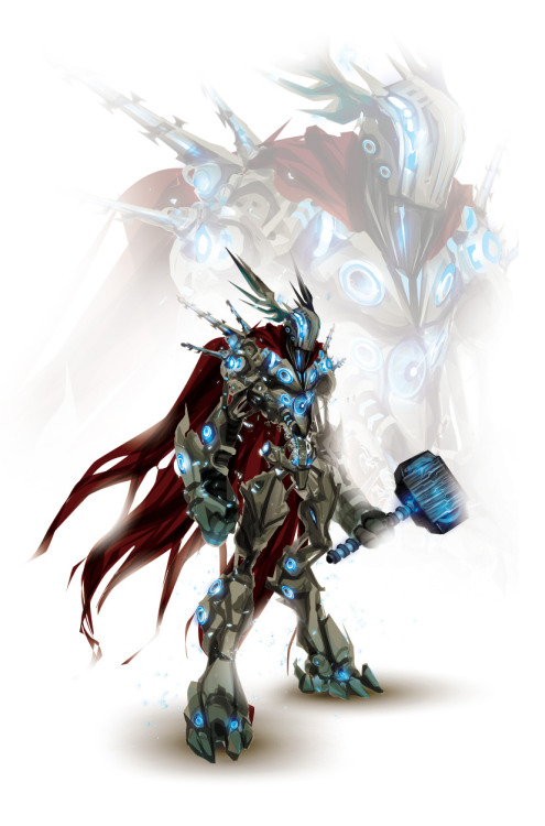mundiinnobis:  Auto Avengers: Thor by ChasingArtwork 