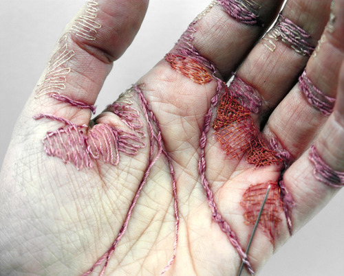 boyirl: Eliza Bennett - A woman’s work is never done, 2011Using my own hand