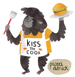 eatsleepdraw:  A little gorilla for a recent project :)  www.pippacurnick.com www.pippacurnick.tumblr.com  This is kind of you minus you not being an actual monkey :p