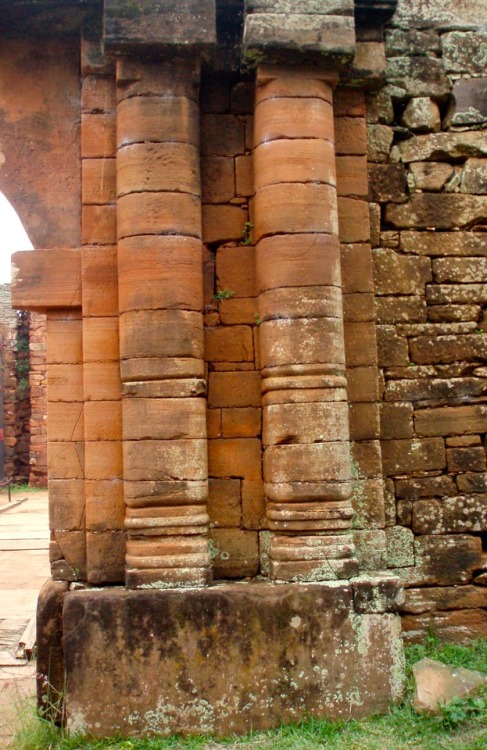 Ruinas, Reducción Jesuita San Ignacio Mini, Misiones, 2007.