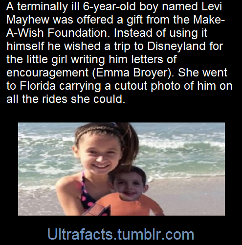 ultrafacts:  Levi is suffering from a genetic disorder on the Zellweger spectrum.