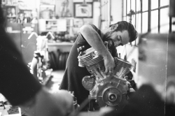 Motolady:  The Joy Of Mechanical Triumphs- You Can See It In His Smile. Wrenching