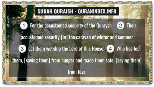 Search, Read, Listen, Download and Share #Surah #Quraish [106] @ https://quranindex.info/surah/qurai