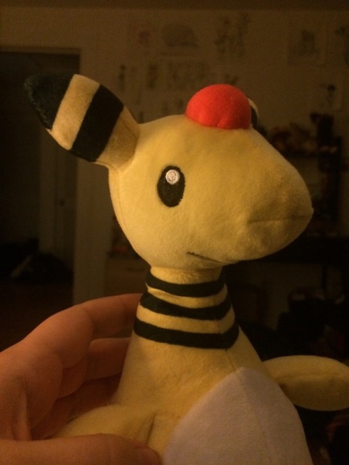 Ampharos has blessed you with it’s Mona Lisa smile. Touch ampharos’s nose to receive the blessing