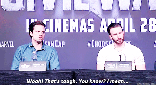 realchemistry:In which Chris can’t find a suitable female lover for Steve. AKA: Maybe try on your ri
