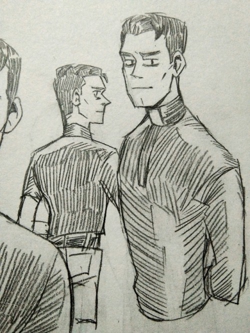 So yeah that AU where Connor was the hip and cool youth pastor and he had this positive rival, RK900