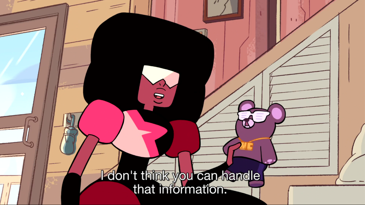 The Steven Universe Workbook — GARNET WHY DO YOU ALWAYS DO THIS TO ME