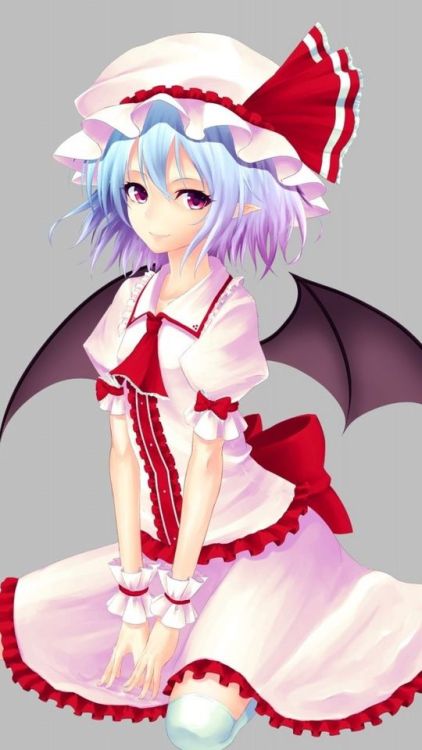 Remilia Scarlet, small wings, cute, anime, 720x1280 wallpaper @wallpapersmug : ift.tt/2FI4it