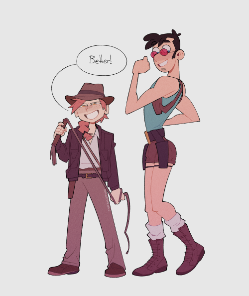 picking couples costumes ft. my OCs Luca and Jackson